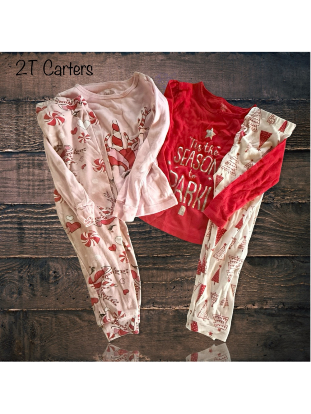 2T Childrens Place/Carters Pajama Bundle
